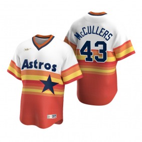 Men's Houston Astros Lance McCullers Nike White Orange Cooperstown Collection Home Jersey
