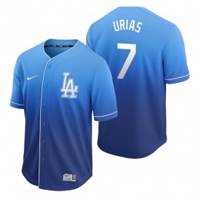 Los Angeles Dodgers Julio Urias Royal Fade Nike Jersey