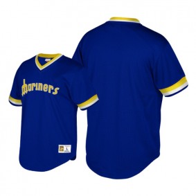 Seattle Mariners Royal Cooperstown Collection Mitchell & Ness Jersey Men's