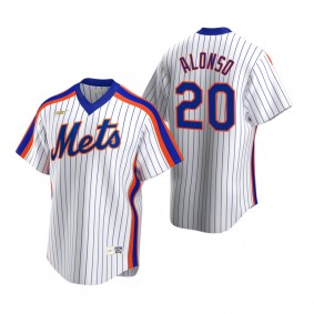 Men's New York Mets Pete Alonso Nike White Cooperstown Collection Home Jersey