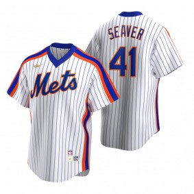 Men's New York Mets Tom Seaver Nike White Cooperstown Collection Home Jersey