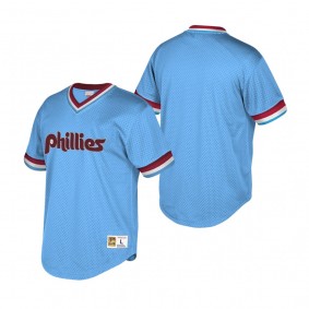 Philadelphia Phillies Light Blue Cooperstown Collection Jersey