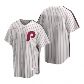 Men's Philadelphia Phillies Nike White Cooperstown Collection Home Jersey