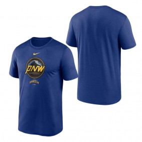 Men's Seattle Mariners Royal 2023 City Connect Large Logo T-Shirt