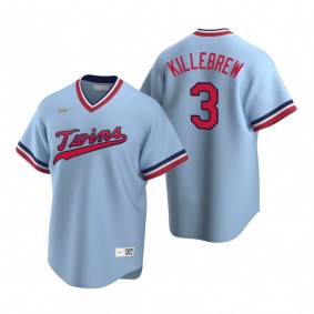 Men's Minnesota Twins Harmon Killebrew Nike Light Blue Cooperstown Collection Road Jersey