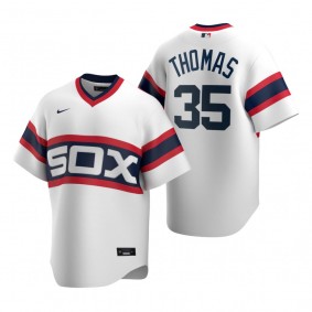 Men's Chicago White Sox Frank Thomas Nike White Cooperstown Collection Home Jersey