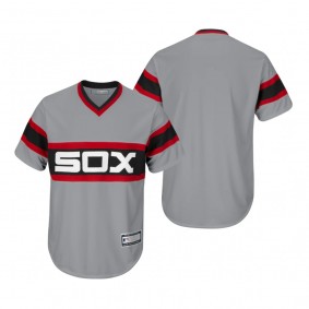 Men's Chicago White Sox Gray Cooperstown Collection Replica Big & Tall Jersey