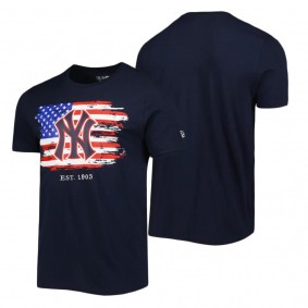 Men's New York Yankees Navy 4th of July Jersey T-Shirt Independence Day