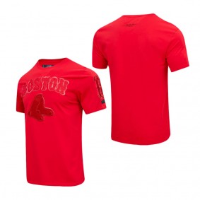 Men's Boston Red Sox Pro Standard Classic Triple Red T-Shirt