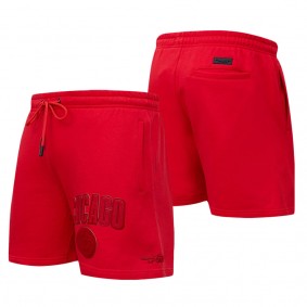 Men's Chicago Cubs Pro Standard Triple Red Classic Shorts