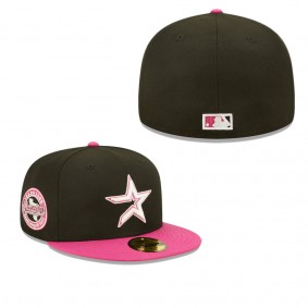 Men's Houston Astros Black Pink 45th Anniversary Passion 59FIFTY Fitted Hat