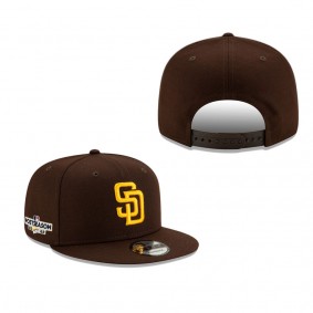 Men's San Diego Padres Brown 2022 Postseason Side Patch 9FIFTY Snapback Hat
