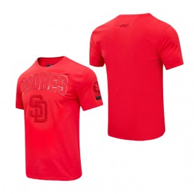 Men's San Diego Padres Pro Standard Classic Triple Red T-Shirt