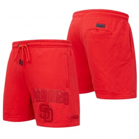 Men's San Diego Padres Pro Standard Triple Red Classic Shorts