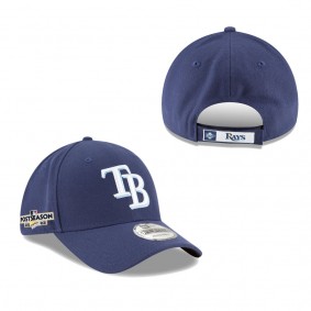 Men's Tampa Bay Rays Navy 2022 Postseason Side Patch 9FORTY Adjustable Hat