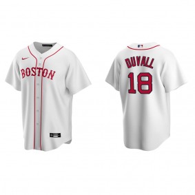 Men's Adam Duvall Boston Red Sox White Replica Alternate Jersey