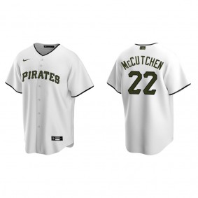 Men's Andrew McCutchen Pittsburgh Pirates White Replica Alternate Jersey