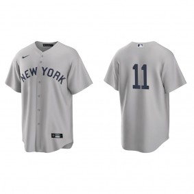 Men's Anthony Volpe New York Yankees Gray Field of Dreams Replica Jersey