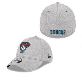 Men's Arizona Diamondbacks Gray 2023 Clubhouse 39THIRTY Flex Hat