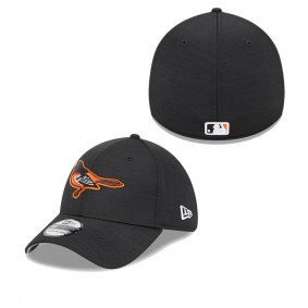 Men's Baltimore Orioles Black 2023 Clubhouse 39THIRTY Flex Hat