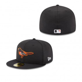 Men's Baltimore Orioles Black 2023 Clubhouse 59FIFTY Fitted Hat