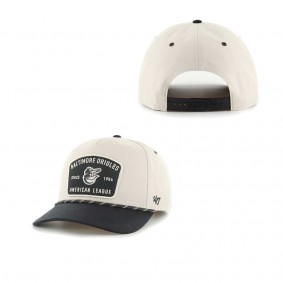 Men's Baltimore Orioles '47 Tan Black Lunar Hitch Adjustable Snapback Hat