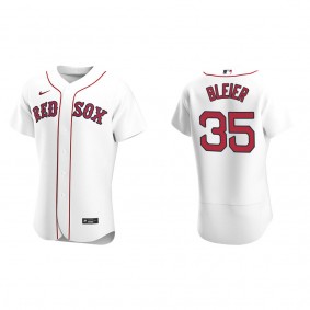 Men's Richard Bleier Boston Red Sox White Authentic Home Jersey