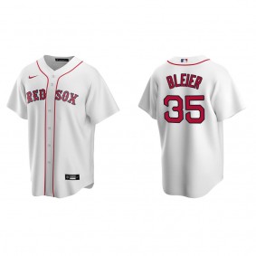 Men's Richard Bleier Boston Red Sox White Replica Home Jersey