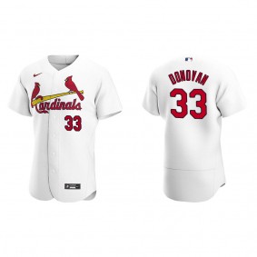 Men's Brendan Donovan St. Louis Cardinals White Authentic Home Jersey