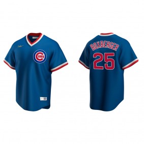 Men's Brad Boxberger Chicago Cubs Royal Cooperstown Collection Road Jersey