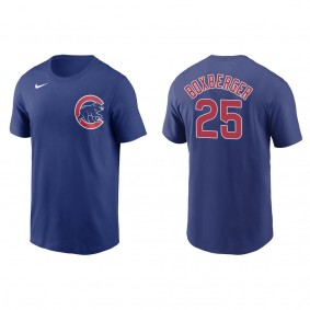 Men's Brad Boxberger Chicago Cubs Royal Name & Number T-Shirt