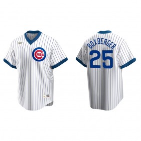 Men's Brad Boxberger Chicago Cubs White Cooperstown Collection Home Jersey