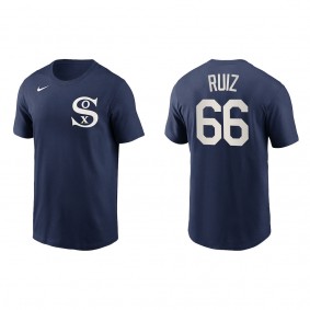 Men's Jose Ruiz Chicago White Sox Navy Field of Dreams T-Shirt