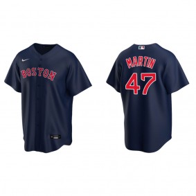 Men's Boston Red Sox Chris Martin Navy Replica Alternate Jersey