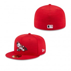 Men's Cincinnati Reds Red 2023 Clubhouse 59FIFTY Fitted Hat
