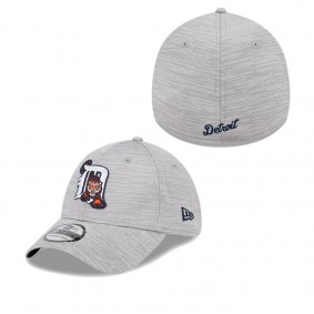 Men's Detroit Tigers Gray 2023 Clubhouse 39THIRTY Flex Hat
