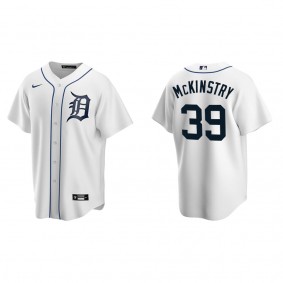 Men's Zach McKinstry Detroit Tigers White Replica Home Jersey