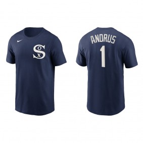Men's Elvis Andrus Chicago White Sox Navy Field of Dreams T-Shirt