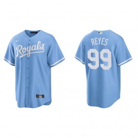 Men's Franmil Reyes Kansas City Royals Blue Replica Alternate Jersey