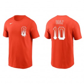 Men's Isan Diaz San Francisco Giants Orange City Connect T-Shirt