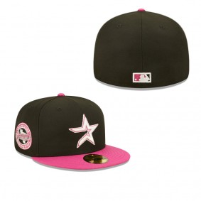 Men's Houston Astros Black Pink 45th Anniversary Passion 59FIFTY Fitted Hat