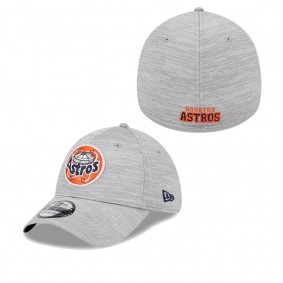 Men's Houston Astros Gray 2023 Clubhouse 39THIRTY Flex Hat