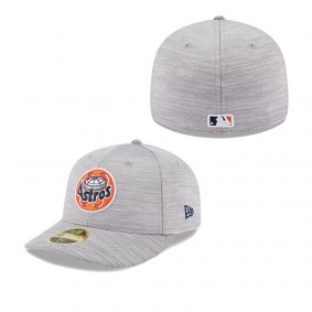 Men's Houston Astros Gray 2023 Clubhouse Low Profile 59FIFTY Fitted Hat