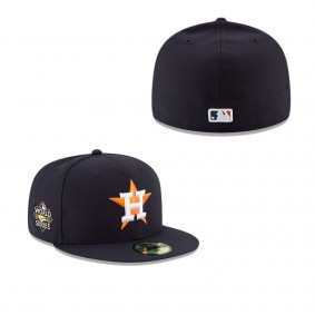 Men's Houston Astros Navy 2022 World Series Side Patch 59FIFTY Fitted Hat