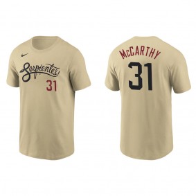 Men's Jake McCarthy Arizona Diamondbacks Gold City Connect T-Shirt
