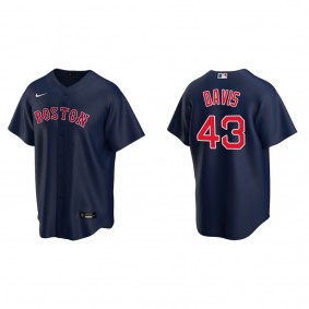 Men's Boston Red Sox Jaylin Davis Navy Replica Alternate Jersey
