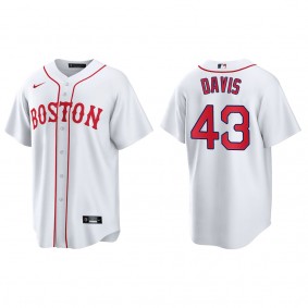 Men's Boston Red Sox Jaylin Davis Red Sox Patriots' Day Replica Jersey