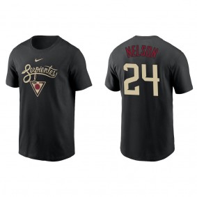 Men's Arizona Diamondbacks Kyle Nelson Black City Connect Graphic T-Shirt