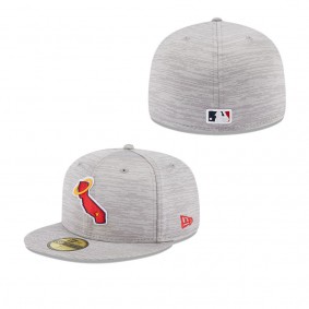 Men's Los Angeles Angels Gray 2023 Clubhouse 59FIFTY Fitted Hat