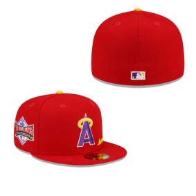 Men's Los Angeles Angels x Just Don Red 1989 MLB All-Star Game 59FIFTY Fitted Hat